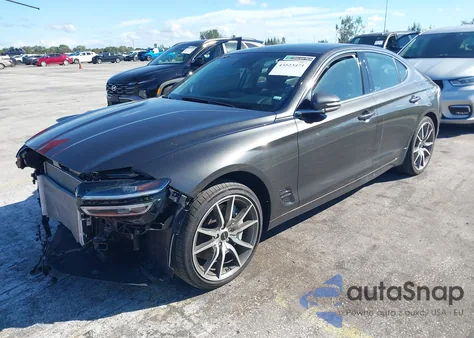 2025 Genesis G70 2.5T Awd из США, поврежденный, VIN KMTG34SC0SU149459